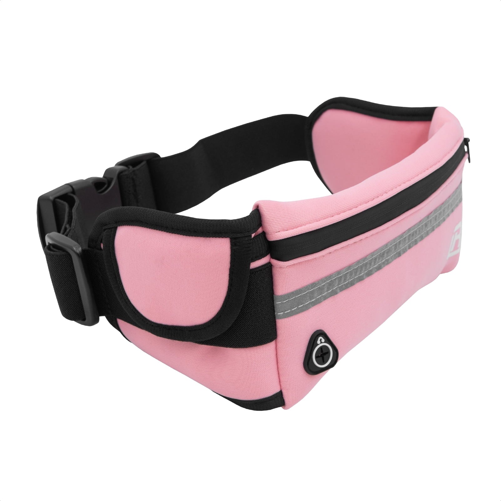 RunUnited Waist Pack for Running, Hiking & Gym - Waterproof Running Accessory w/ Phone Holder & Reflective Stripe, Color: Yellow