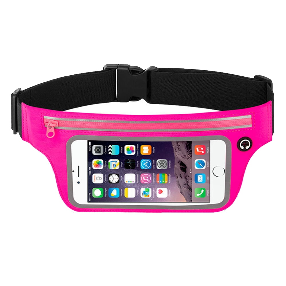 Paraugas Running Waist Pack Phone Holder Slim Workout Fanny Pack with Touchscreen Case Pocket
