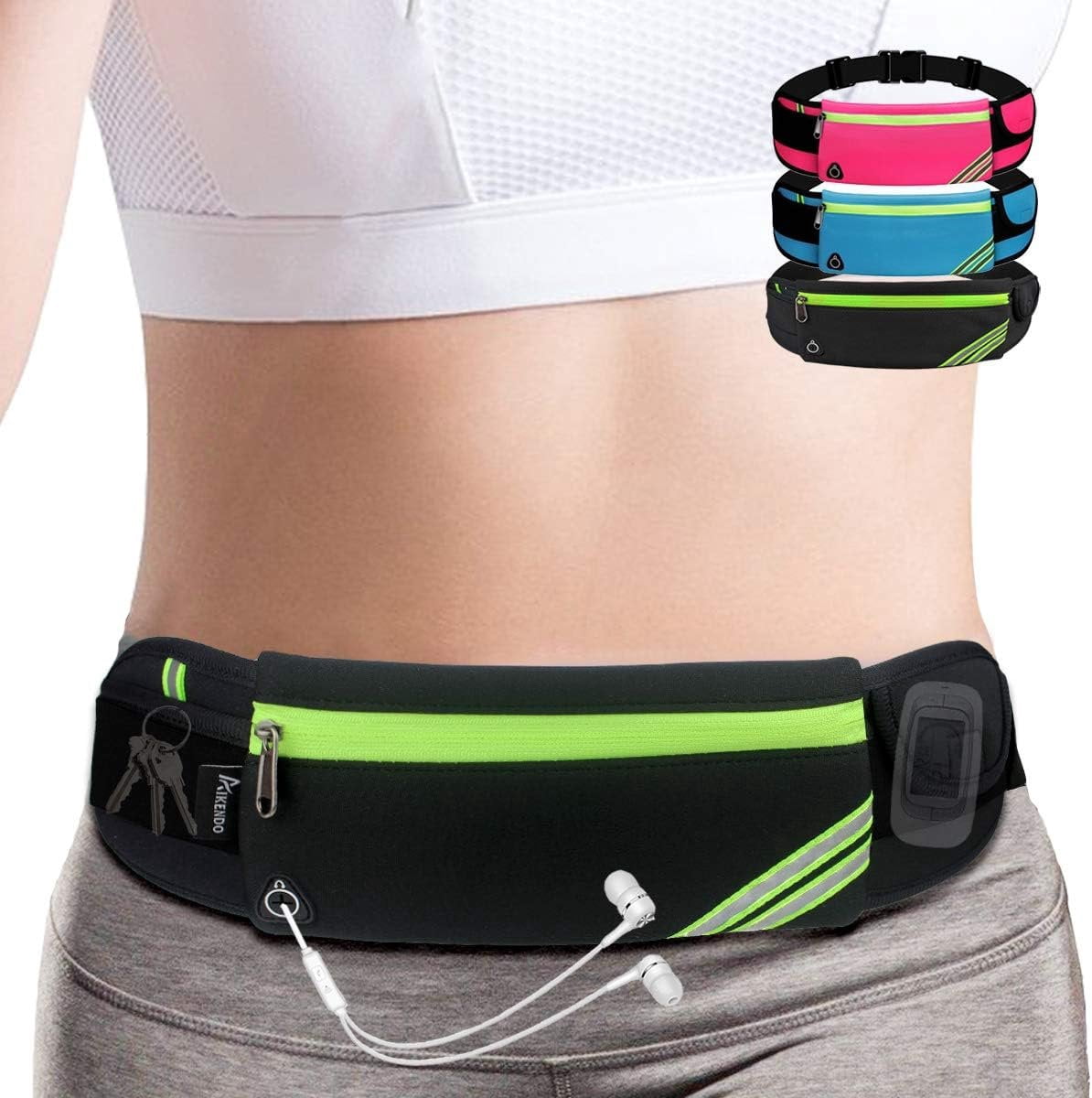Women Fanny Pack Running Belt,Belt Bag,Water Resistant Wasit Pack Bag for Hiking Fitness,Phone Carrier,Running Gear.