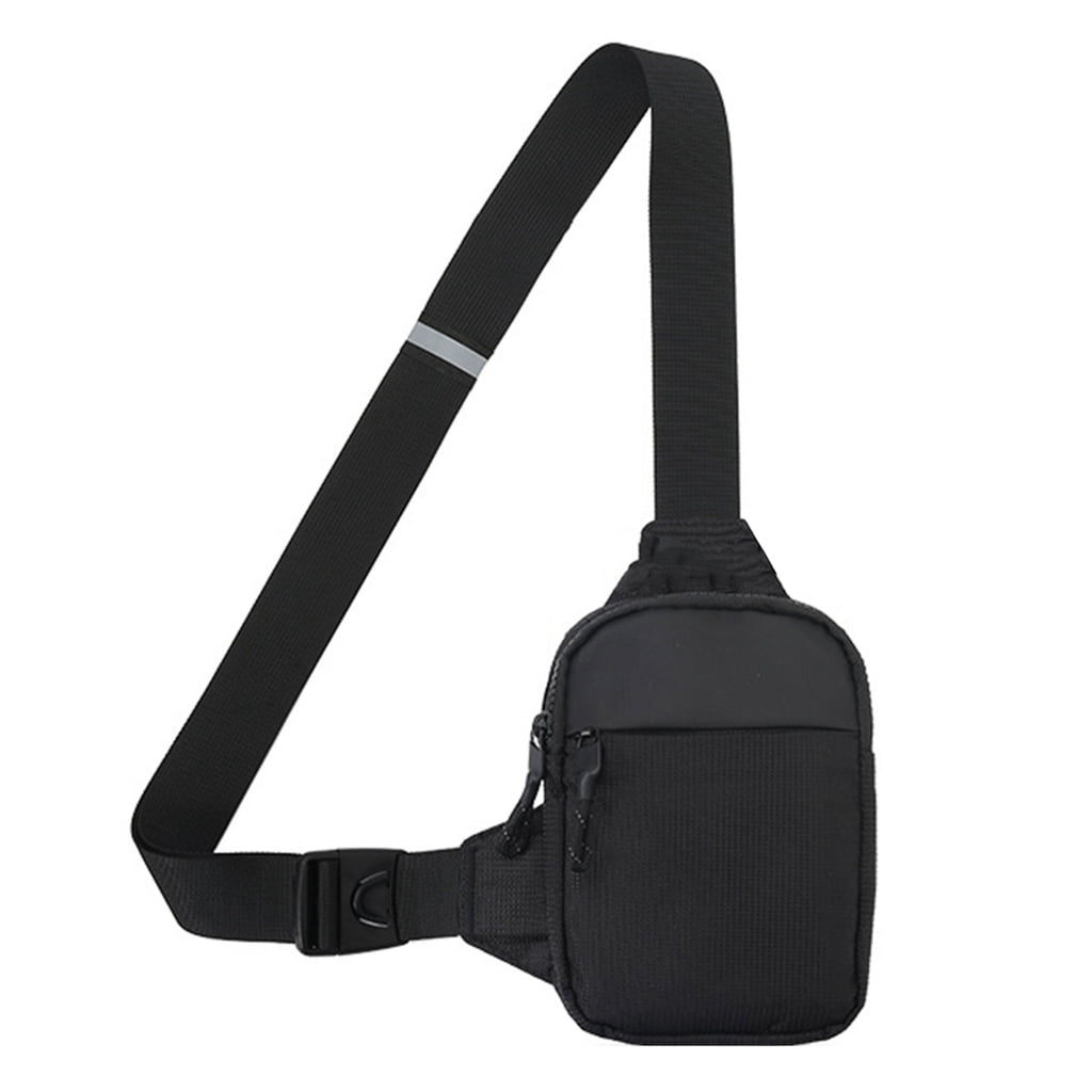 Sports Men Chest Bag Water Waist Pack Running Phone Holder Crossbody Slings Bag Outdoor Sports Accessory