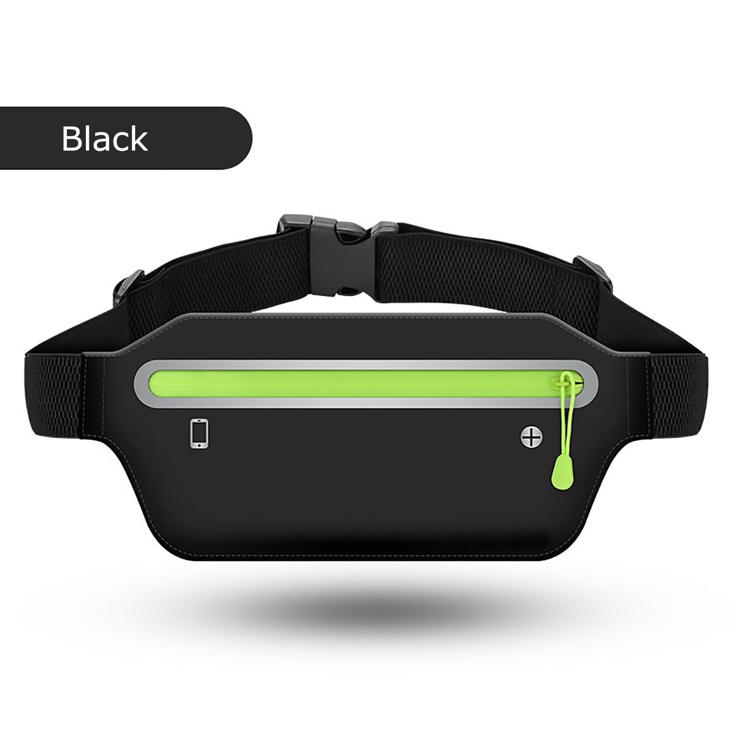 Entchin Slim Running Belt for Women Men, Runners Fanny Pack Phone Holder, Running Waist Bag for Workout