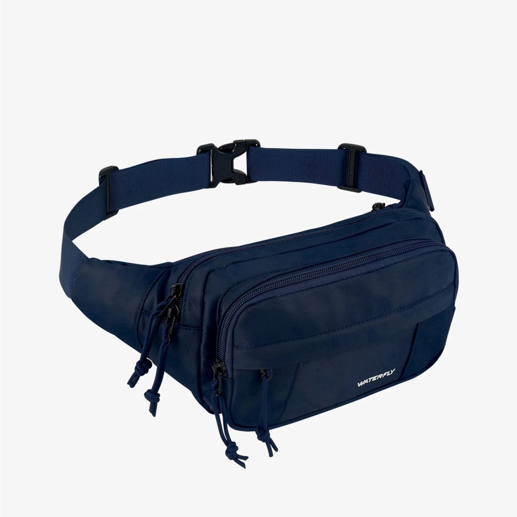 WATERFLY Unisex Large Capacity Walking Travel Nylon Fanny Pack Waist Bag,Yellow