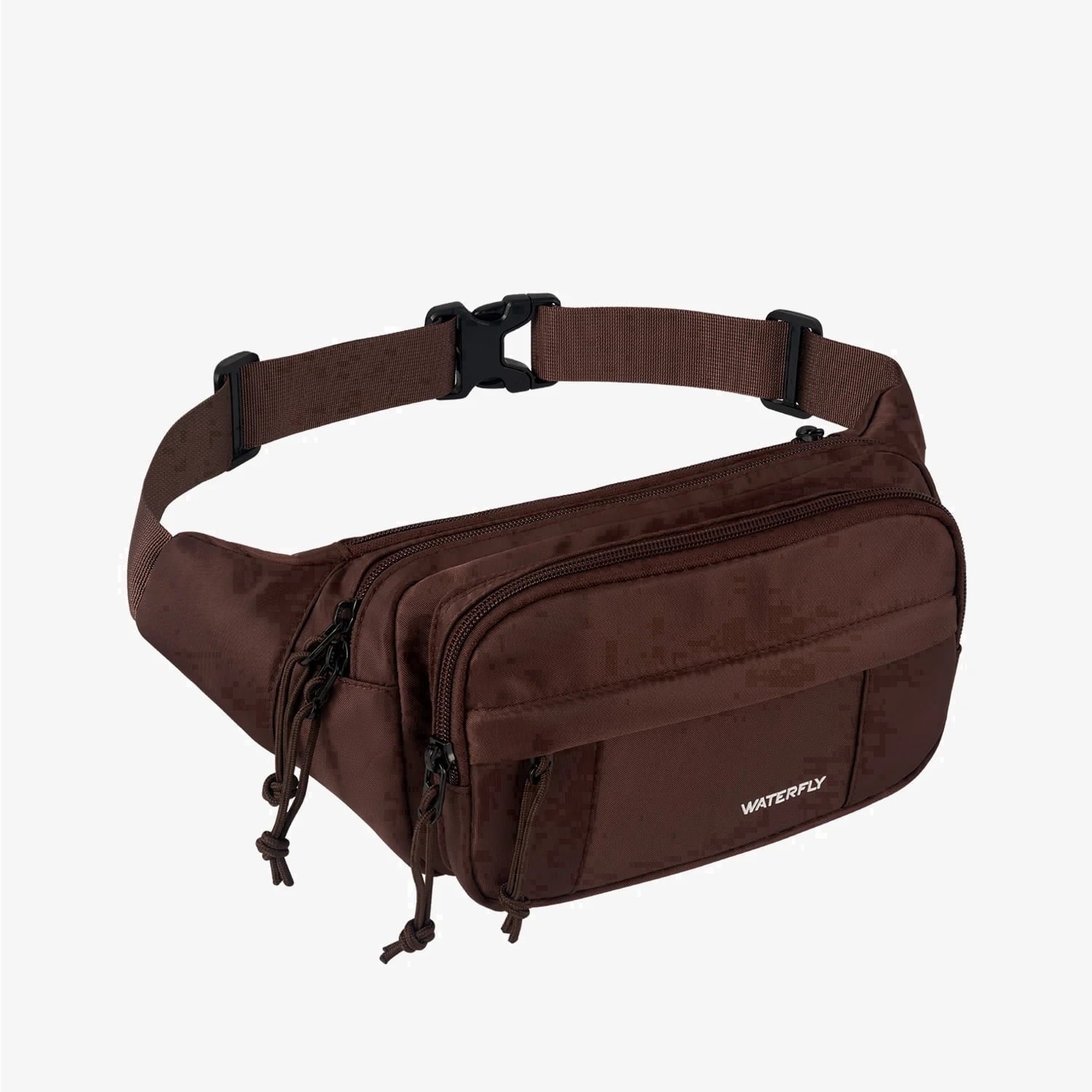WATERFLY Unisex Large Capacity Walking Travel Nylon Fanny Pack Waist Bag,Yellow