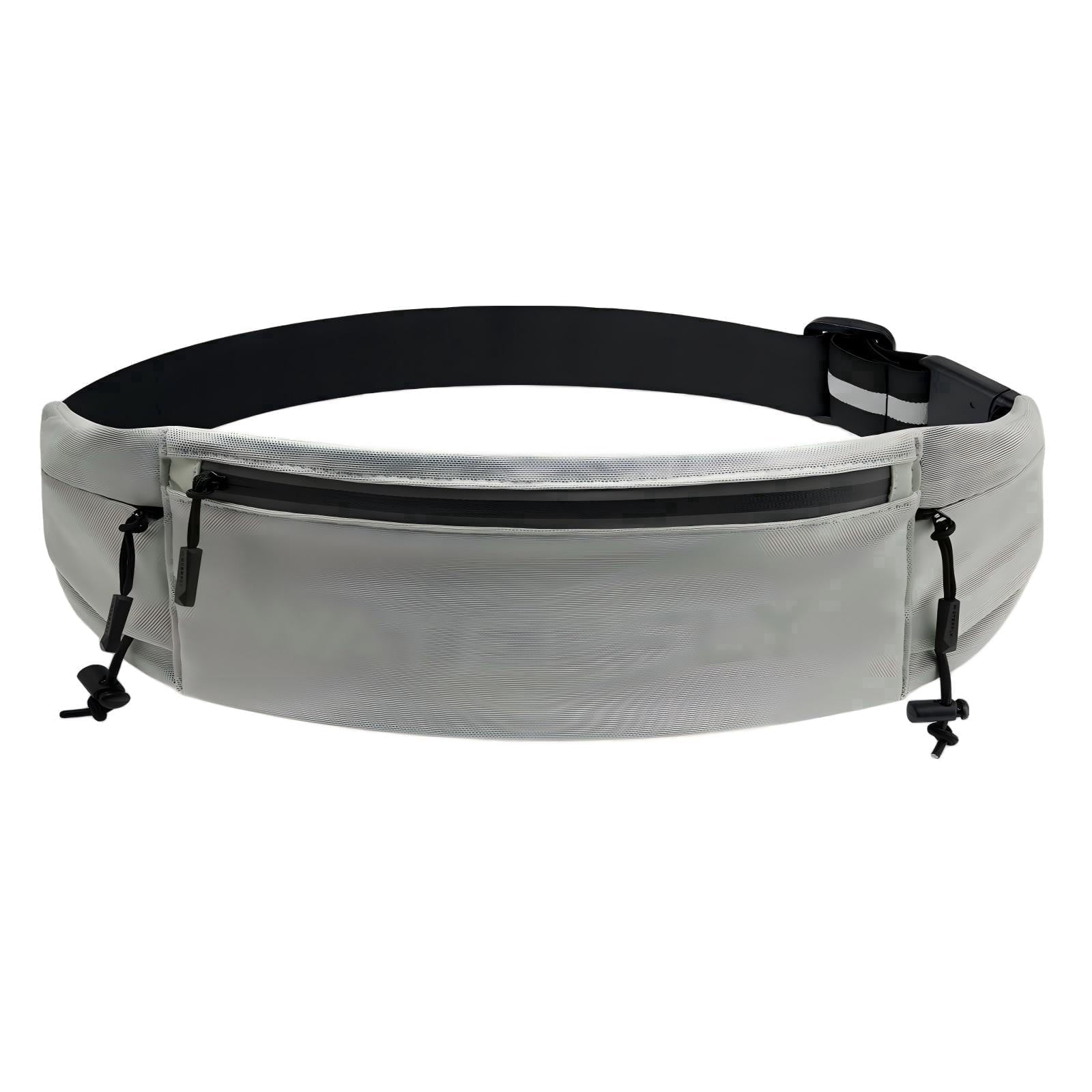 WATERFLY Unisex Adjustable Sports Jogging Fitness Nylon Running Waist Belt Band,Black