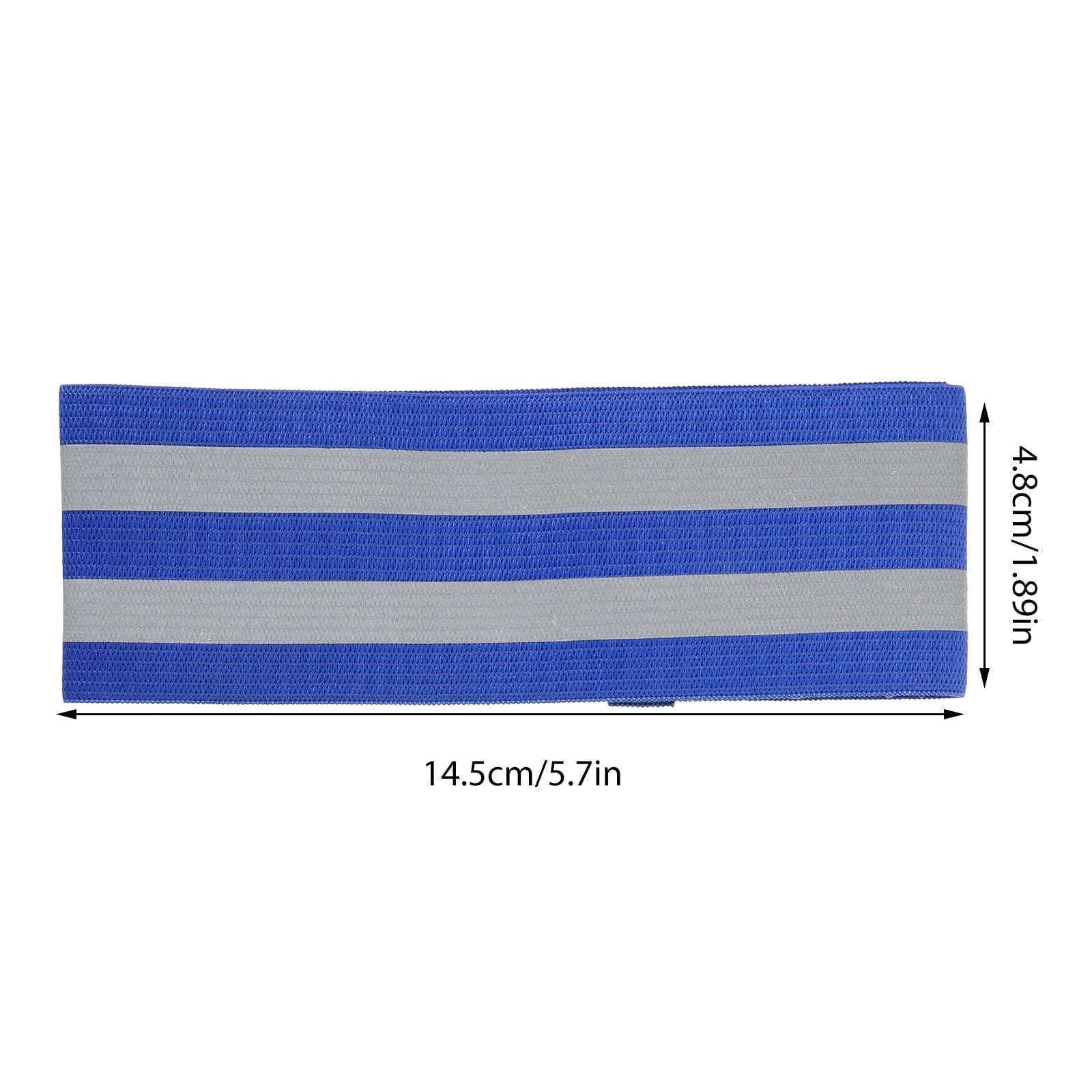 Luxshiny 4 Pairs Reflective Running Bands with Easy Wear Design for Nighttime Outdoor Safety and Visibility