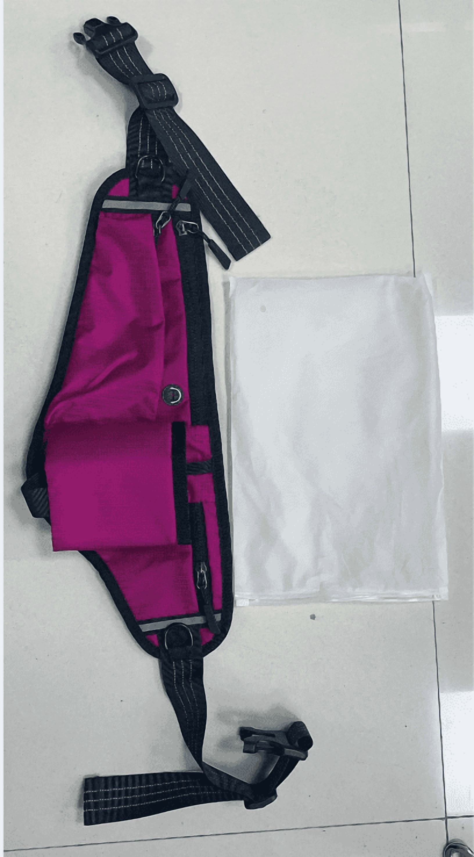 NFTIGB Running Belt Waist Pack Adjustable Hydration Bag with Water Bottle Holder for Runners Men Women, Black (10.63 inches / 27 cm)