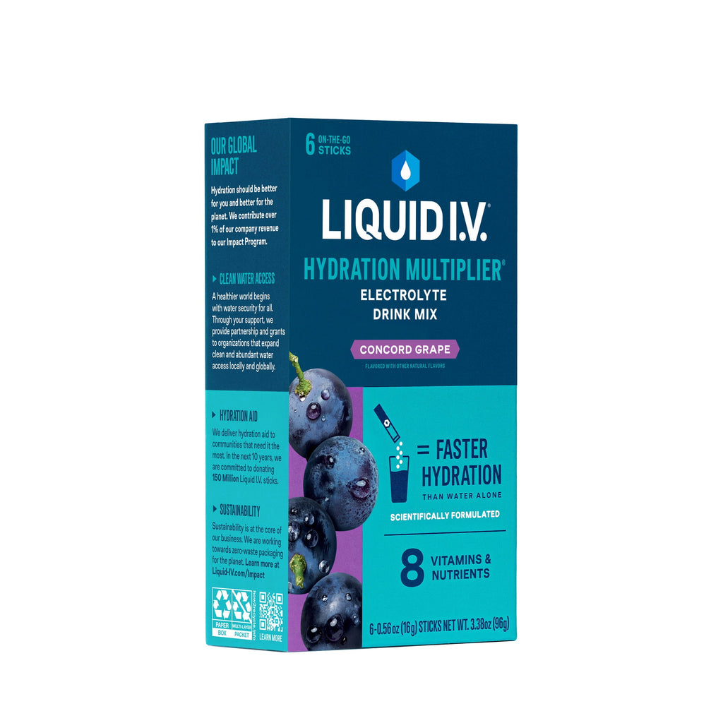 Liquid I.V.® Watermelon Hydration Multiplier® Powdered Electrolyte Drink Mix, 6 Count Packets