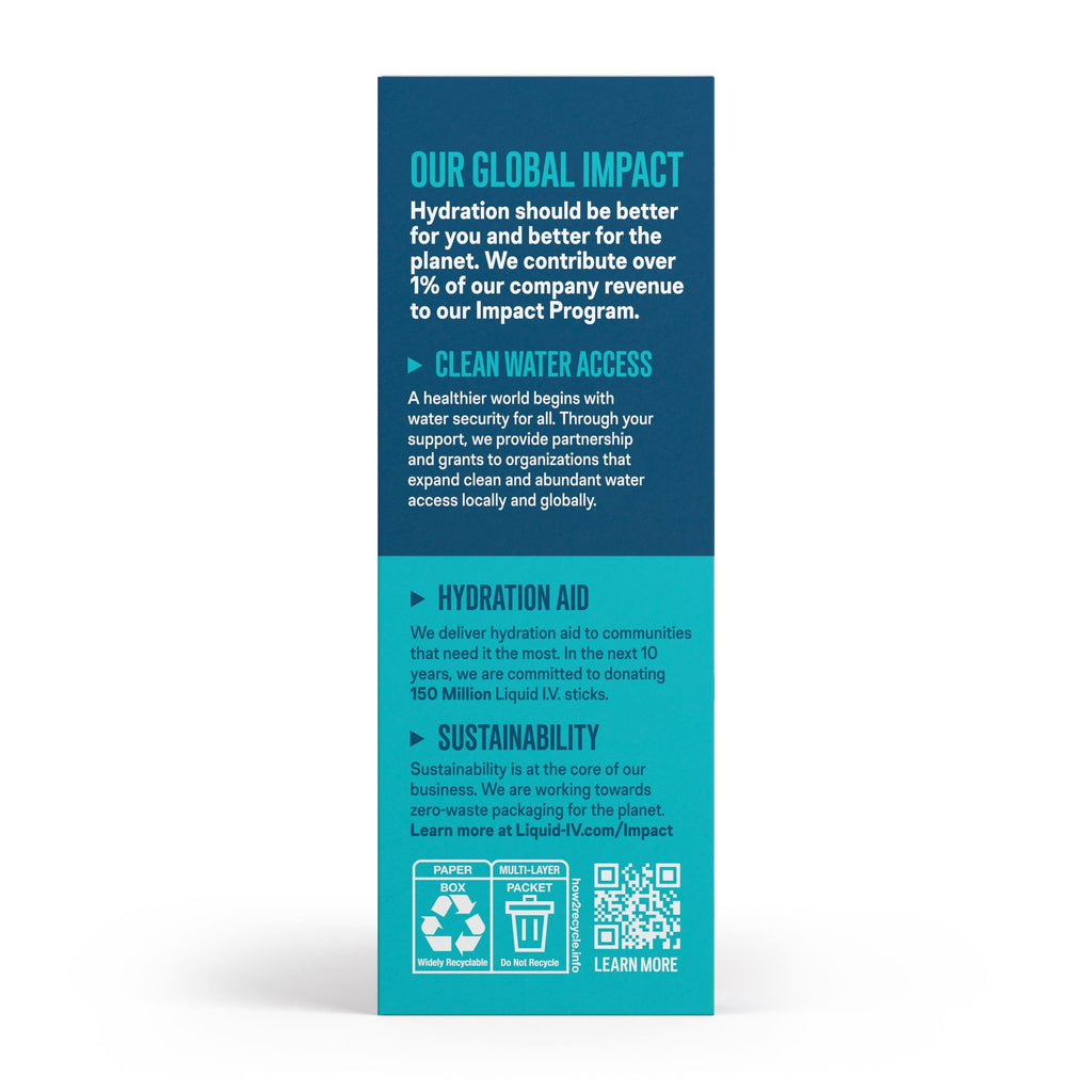 Liquid I.V.® Strawberry Hydration Multiplier® Powdered Electrolyte Drink Mix, 6 Count Packets