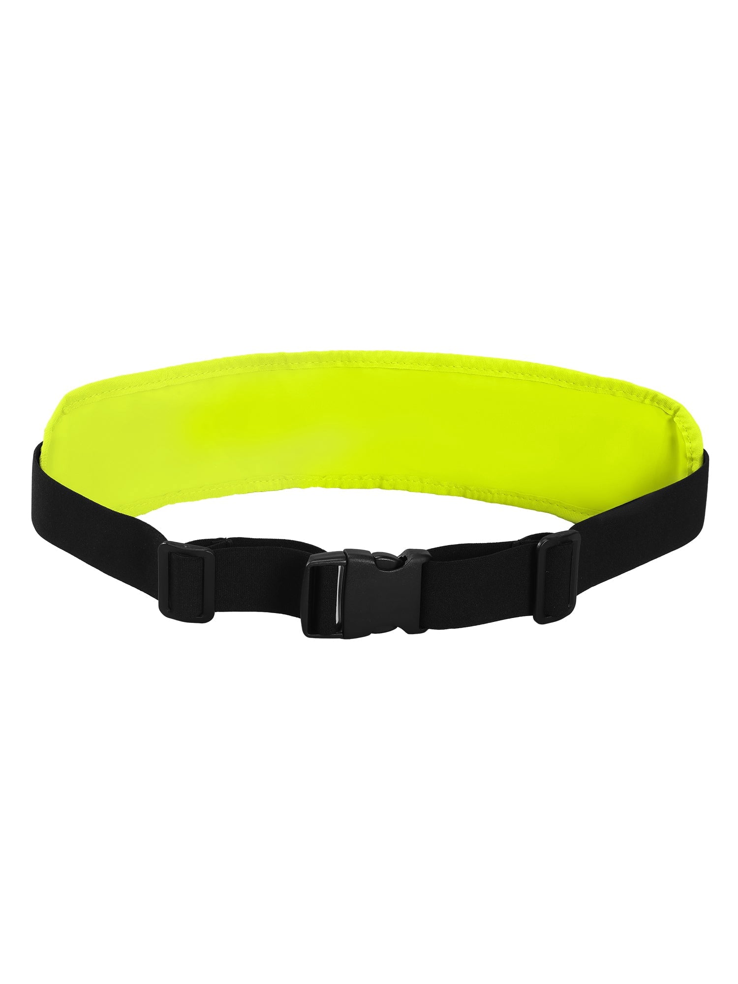 MIER Running Belt Slim Waist Pack with Bib Clips Adjustable Elastic Phone Holder for Fitness Marathon Daily Travel Black
