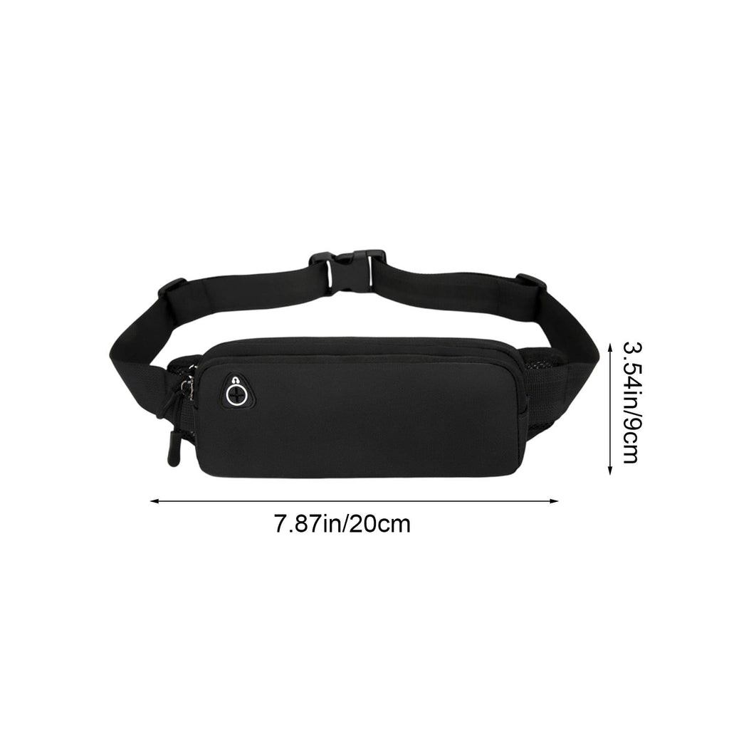 Slim Running Belt Fanny Pack for Men Women Running Phone Holder Runners Pouch Waist Pack Bag for Workout Money Belt Running Gear Accessories for Travel Hiking Running