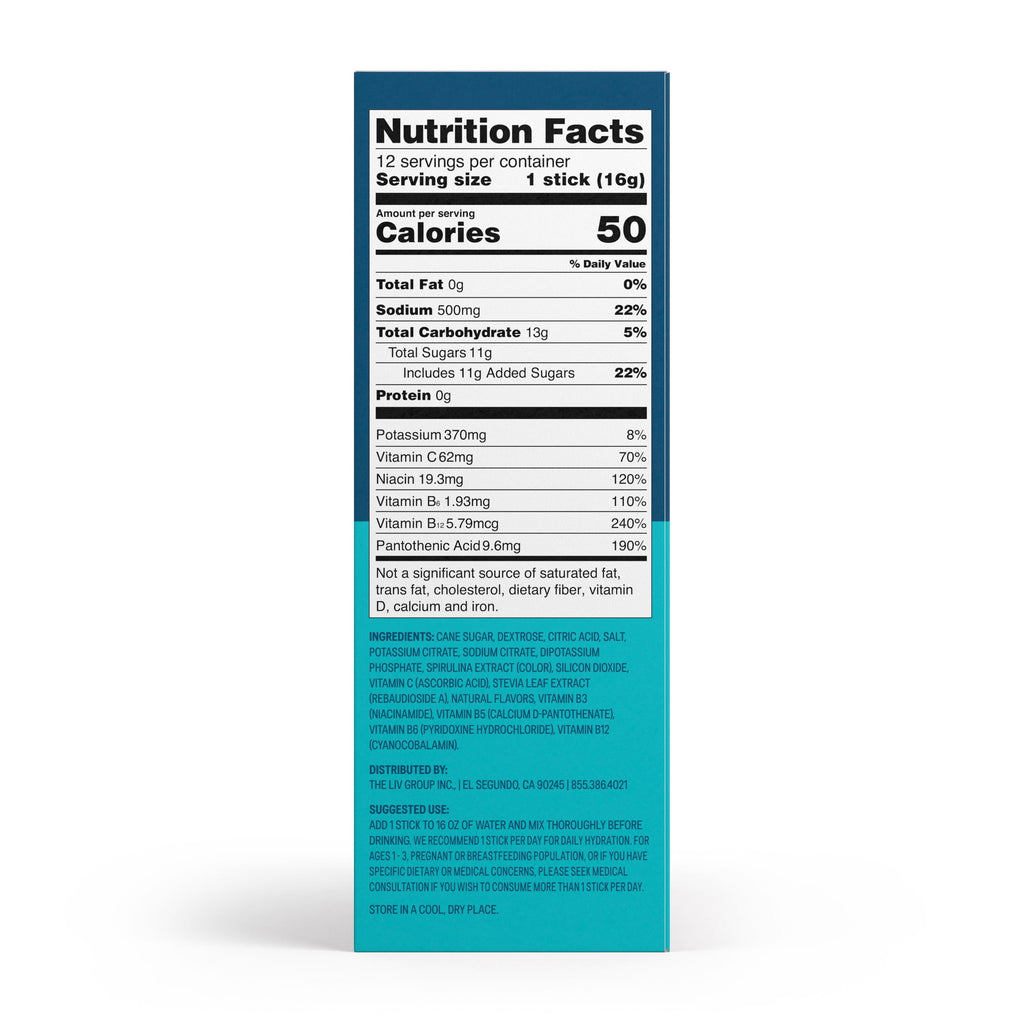 Liquid I.V.® Lemon Lime Hydration Multiplier® Powdered Electrolyte Drink Mix, 6 Count Packets