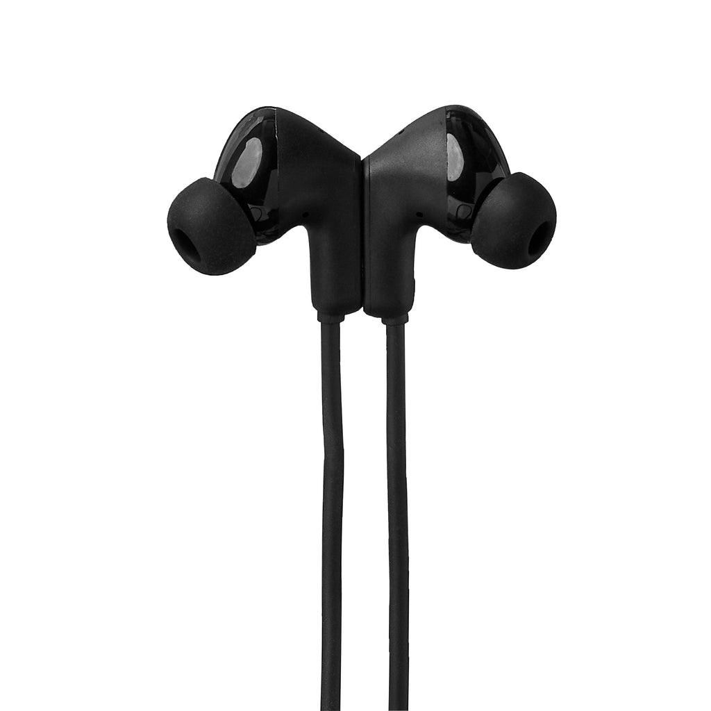 onn Active Noise Canceling Bluetooth Neckband Earphones Black
