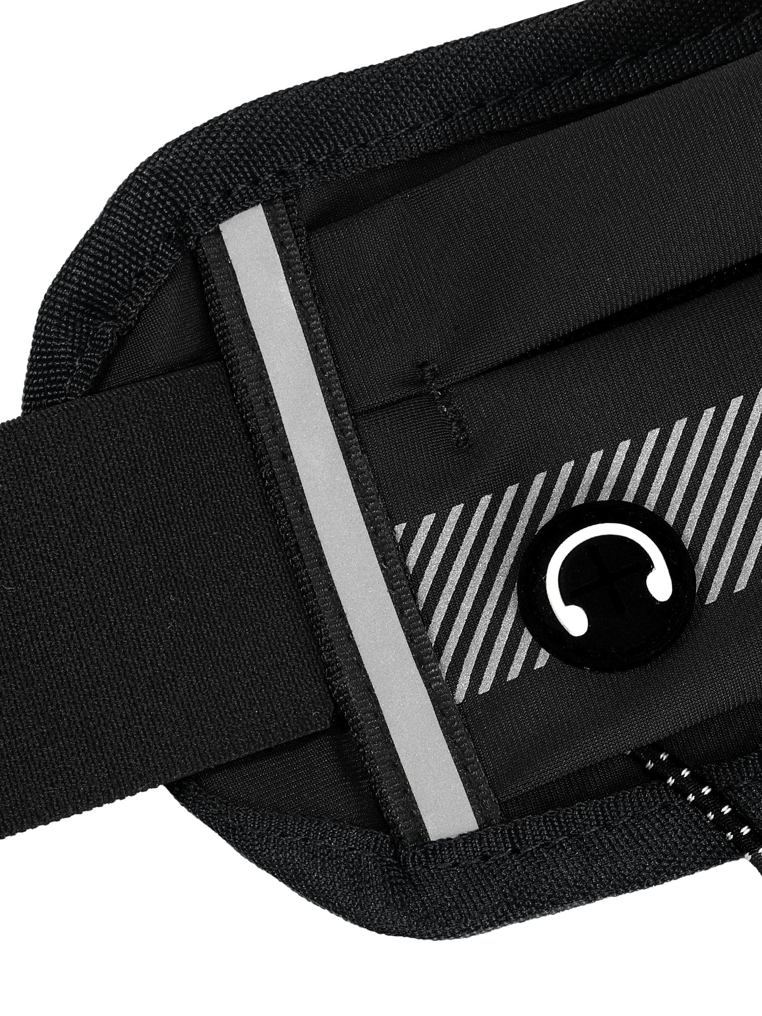 MIER Running Belt Slim Waist Pack with Bib Clips Adjustable Elastic Phone Holder for Fitness Marathon Daily Travel Pink