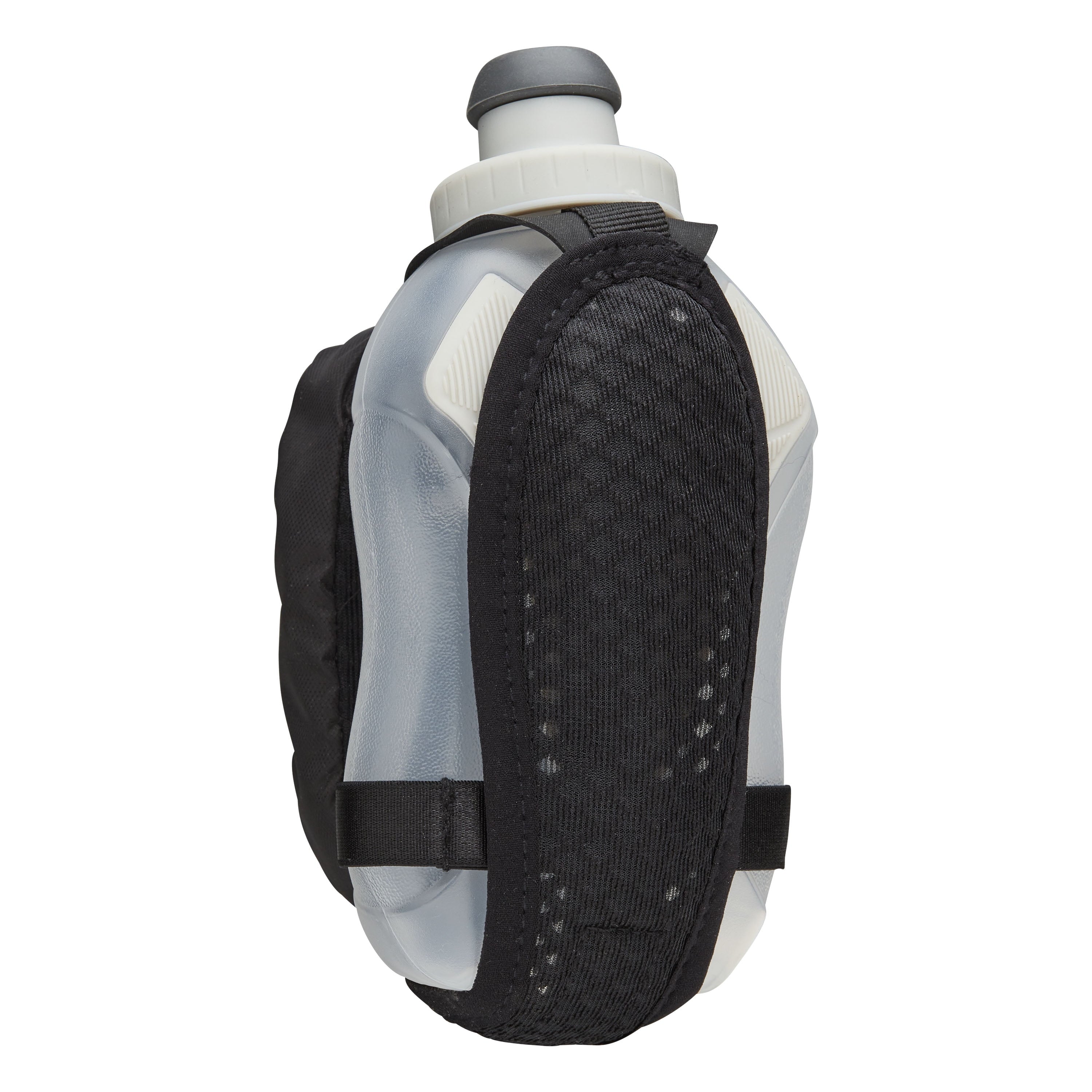 Nathan 12oz Handheld Running Bottle Holder, Black/Marigold OSFA, 1 Pack