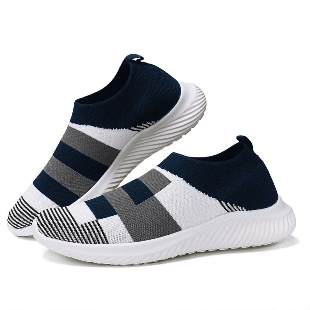 Ablanczoom Womens Sneakers Running Shoes Slip-on Fitness Sports Walking Tennis Flats