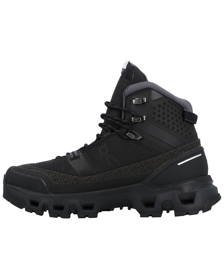 On Running Cloudrock Trek Waterproof Canvas Sneaker, 8.5, Black