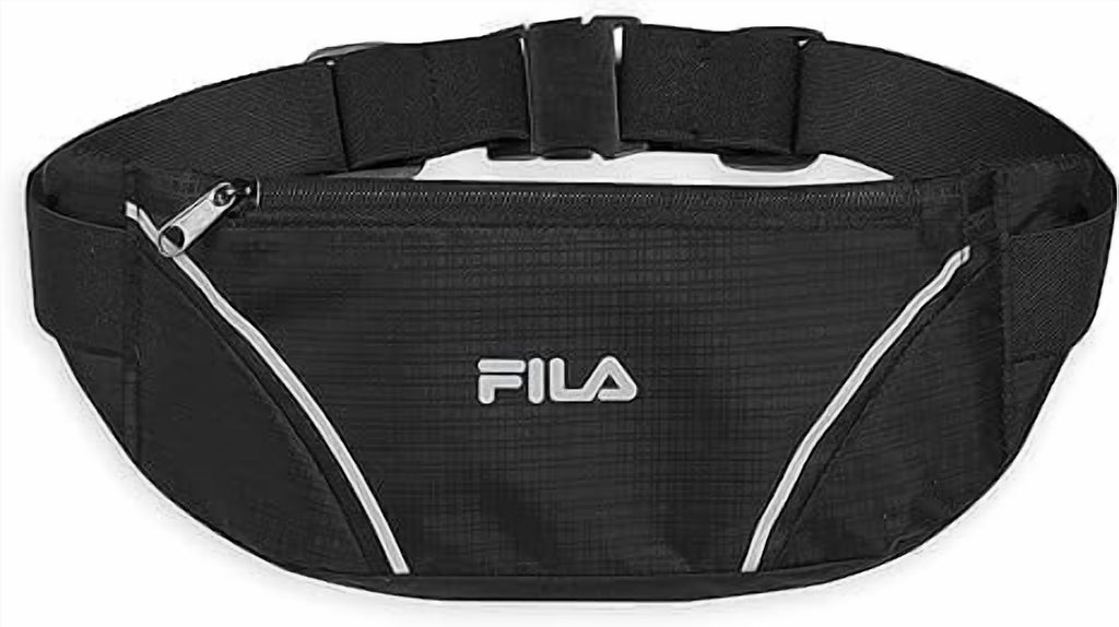 FILA Accessories Waist Pack - Running Belt Fanny Pack | Adventurer Adjustable Sports Pouch Phone Holder for Women & Men | Running, Walking, Cycling, Exercise & Fitness