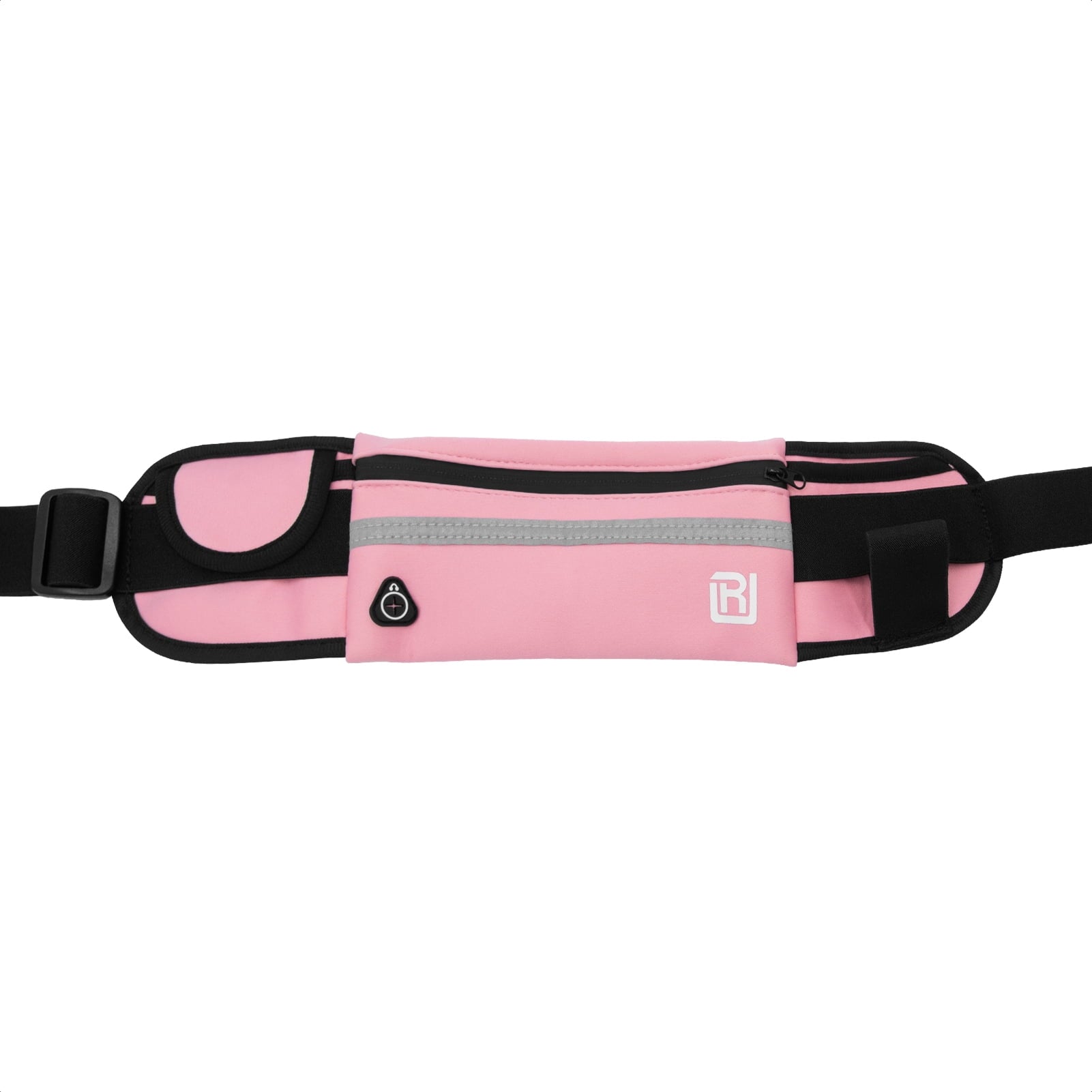 RunUnited Waist Pack for Running, Hiking & Gym - Waterproof Running Accessory w/ Phone Holder & Reflective Stripe, Color: Yellow