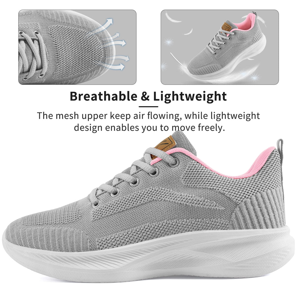 Ablanczoom Womens Sneakers Shoes: Comfortable Woman Running Shoes Lightweight Athletic Tennis Shoe