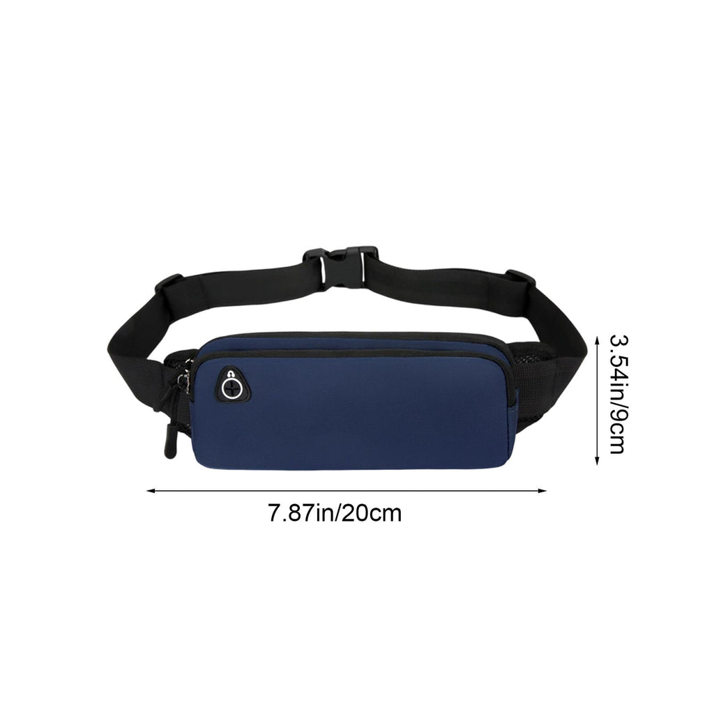 Slim Running Belt Fanny Pack for Men Women Running Phone Holder Runners Pouch Waist Pack Bag for Workout Money Belt Running Gear Accessories for Travel Hiking Running