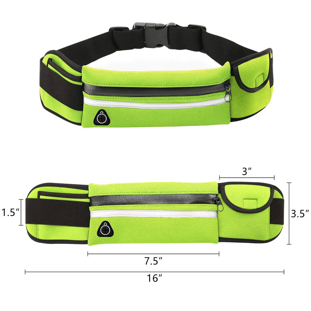Waistband Running Belt for Phone Holder, Runner Pocket Pouch for Women Men Wallking Fitness Jogging Workout Gym Sports Travel Exercise Orange