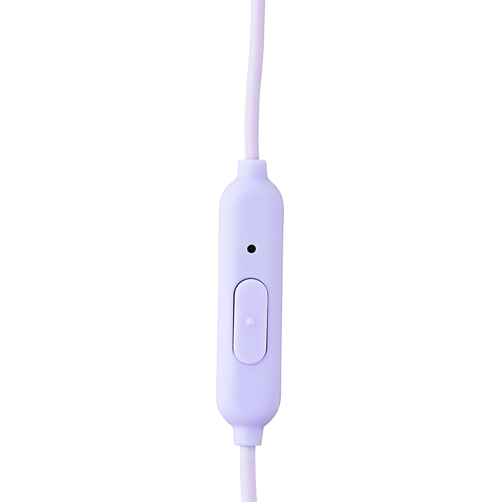 Onn Wired Earphones with Mic and 3.5mm Plug in Black - High-Quality Sound and Comfortable Silicone Ear Tips