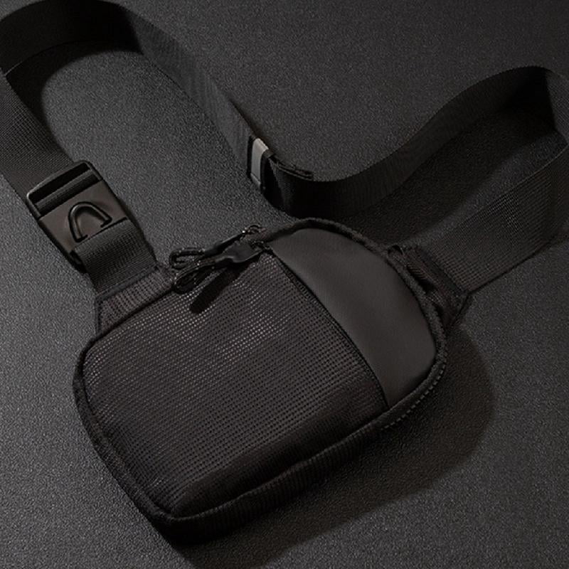 Sports Men Chest Bag Water Waist Pack Running Phone Holder Crossbody Slings Bag Outdoor Sports Accessory