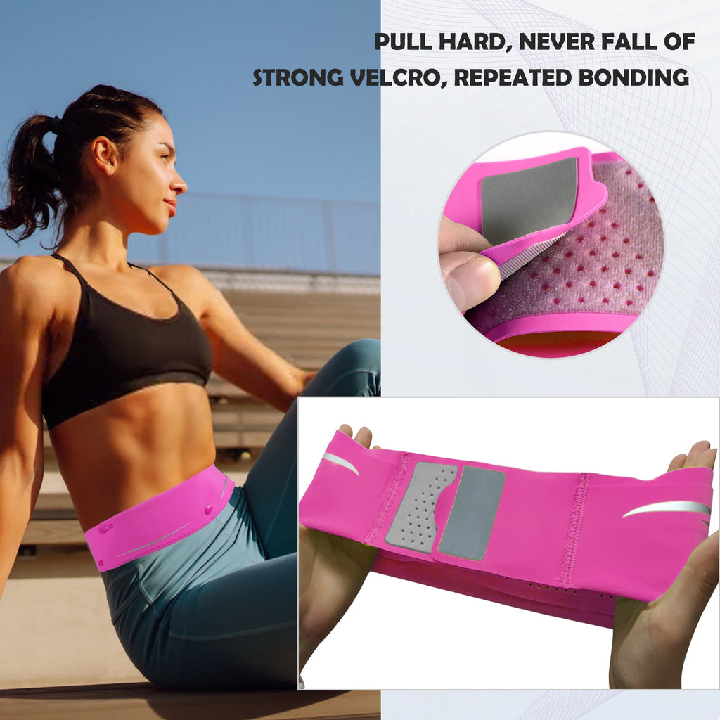 LUXMO LUXURY MOBILE Slim Running Belt Fanny Phone Holder for Running