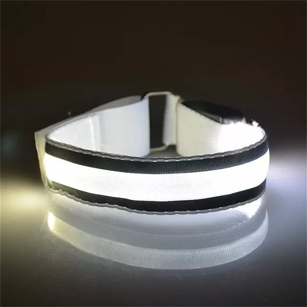hengsof LED Armband for Running, Running Lights for Runners Rechargeable, Running Lights, High Visibility Reflective Running Gear for Running Walking Cycling